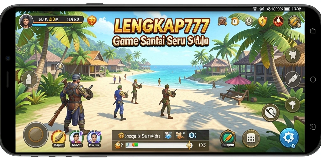 Screenshot utama gameplay LENGKAP777 yang seru dan interaktif.