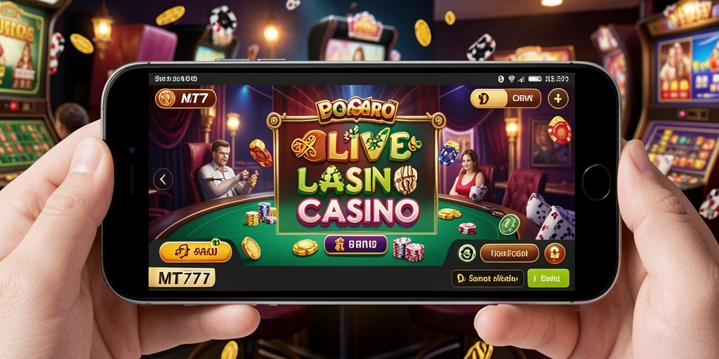 Tampilan berkelas dan gameplay seru di Live Casino MT777.