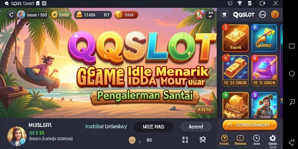 Gambaran gameplay QQSLOT yang mengasyikkan dalam mode Idle.