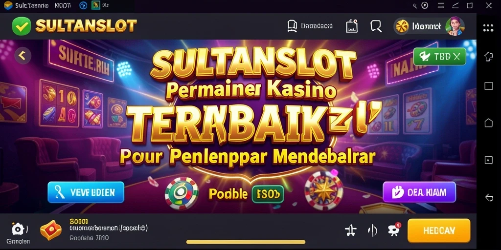 Tampilan menarik dan seru dari gameplay SULTANSLOT.