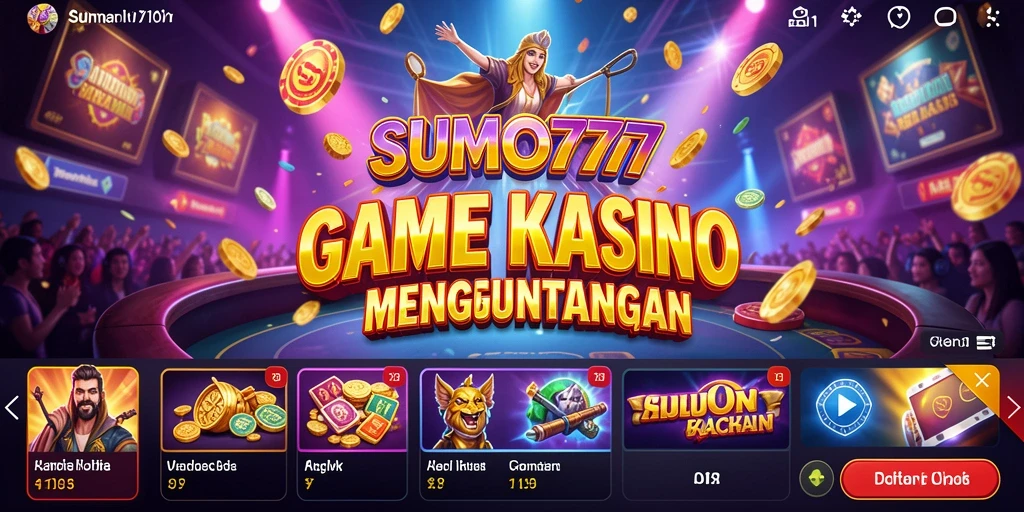 Tampilan gameplay SUMO777 yang menarik dan menegangkan.