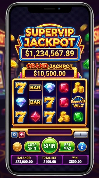 Screenshot aplikasi supervip menunjukkan berbagai kategori aplikasi yang tersedia.